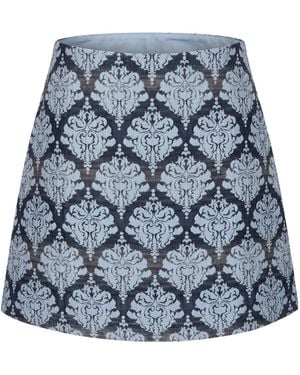 King Naked Realm Of Dreams Mini Skirt - Blue