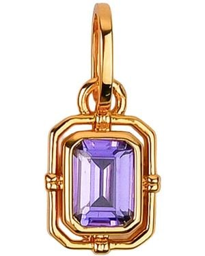Zynnia Collective February/ Amethyst Birthstone Charm - Blue