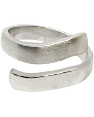 Tg-Jewellery by Tamara Gervasio One Of A Kind Recycled Sterling Adjustable Ring - White