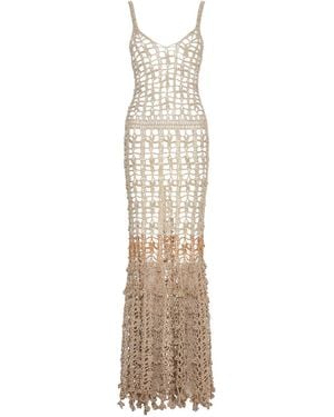 Andreeva Vanilla Handmade Crochet Dress - Natural
