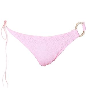 Ettie Sequin Ring Detail Bikini Bottom - Pink