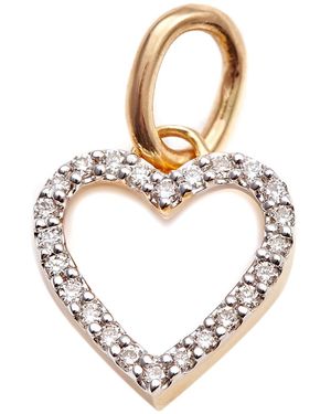 Kaizarin Diamond Studded My Heart Pendant - Metallic