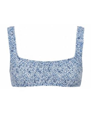 Montce Petite Fleur Zoe Bikini Top - Blue