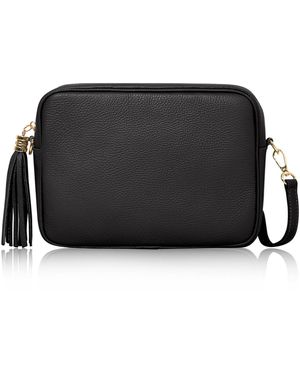 Betsy & Floss Modena Large Crossbody Tassel Bag - Black