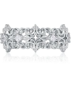 Azura Jewelry New York Celeste's Crown Ring Vermeil - Grey
