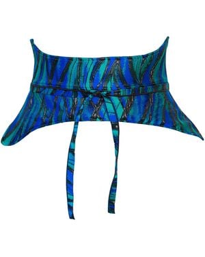 Byvinnik Halo Jacquard Corset Belt - Blue