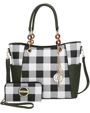 Mkf Collection - J'omor Bonita Tote Bag & Wallet Set - Black