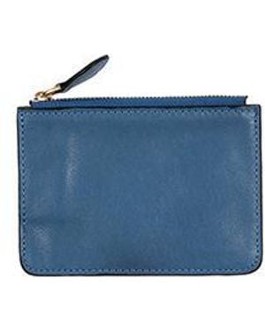 SJW BAGS LONDON Ivy Mini Leather Wallet - Blue