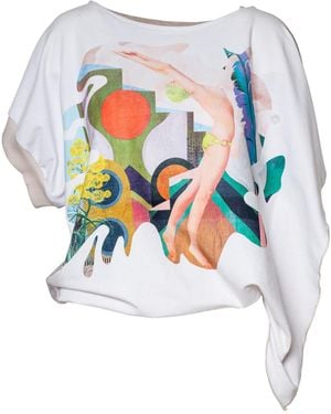 ARTISTA Jump Asymmetric Top - Blue