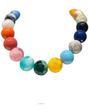 Eyeconic by Samar Ajram Candy Beads Necklace - Blue