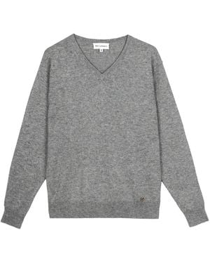 Bel Cashmere Cashmere V-Neck Jumper - Grey