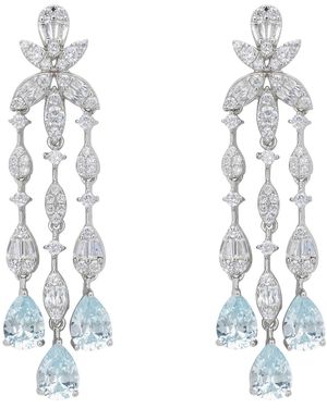 LÁTELITA London Duchess Topaz Drop Earrings - Blue