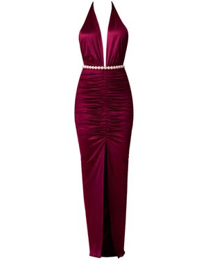 Nur Karaata Charlotte Dress - Red