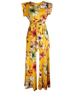 Jennafer Grace Olivia Tunic & Palazzo Pant Set - Multicolour