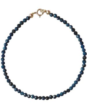 Herself Collections 14K Solid Sapphire Bracelet - Metallic