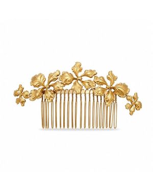 Stephanie Browne Australia Orchid Road Comb - Metallic