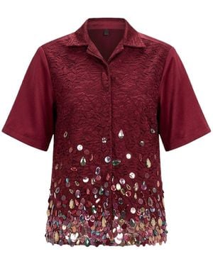 GLAM ON YOU Nalin Top - Red