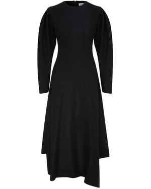 NAZLI CEREN Bitte Midi Dress - Black