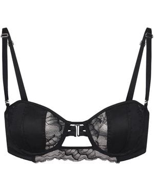 Lunatic Femme Rider Convertible Balconette Bra - Black