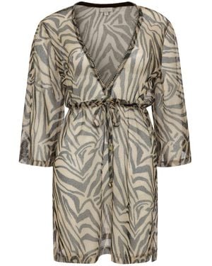 Leyla Maya Ltd Neutrals Ella-Grayce Beach Dress