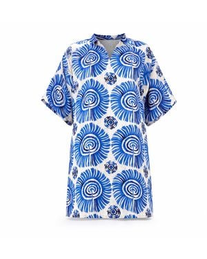 Casa Atelier by Ferdinando Fusco Bali Cosy Dress - Blue