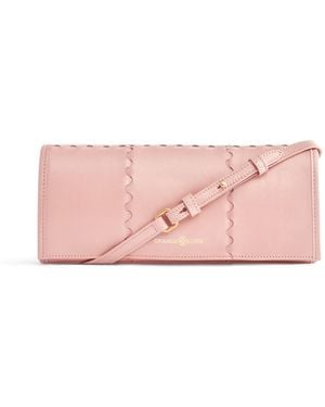 Orange Cube Mosaic Shoulder Bag - Pink