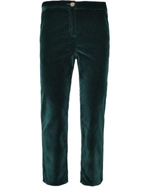 My Pair Of Jeans Velvet Classic Trousers - Green