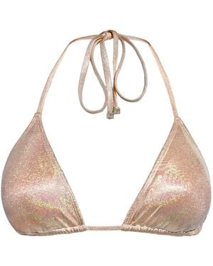 Enez Swim Neutrals Nova Triangle Bikini Top - Natural
