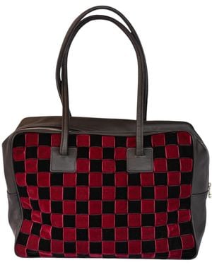 Velvet Atelier Inés Bag - Red