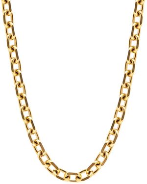 Nialaya Round Cable Chain Necklace - Metallic