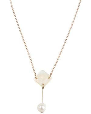 LIKHÂ Mother-Of-Pearl Necklace - Metallic