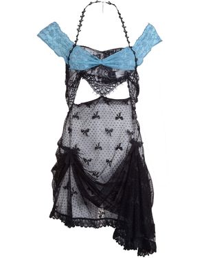 Natalia Petruch Lidia Lace Dress - Blue