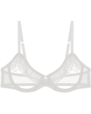 Journelle Odette Open Cup Bra Blanc - White