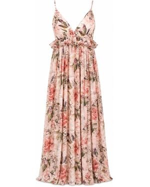 NEVA Aveline Floral Empire Maxi Dress - Pink
