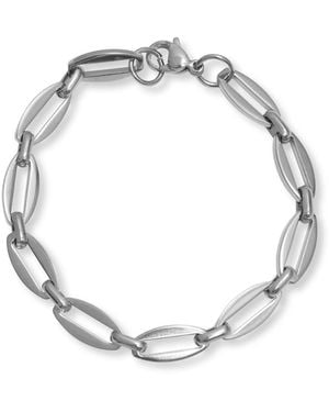 A Weathered Penny Link Bracelet - Metallic