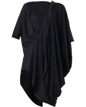 Metamorph Asymmetric Loose Tunic - Black
