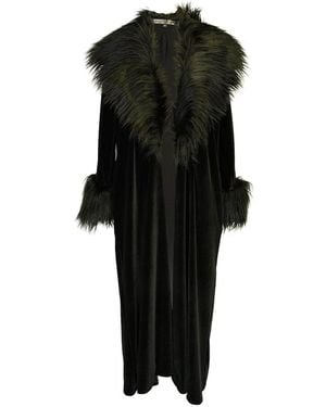 Jennafer Grace Penny Vixen Faux Fur Jacket - Black