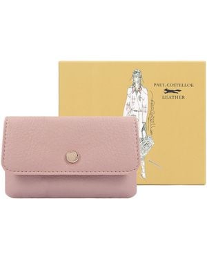 Paul Costelloe Isla Leather Purse - Pink