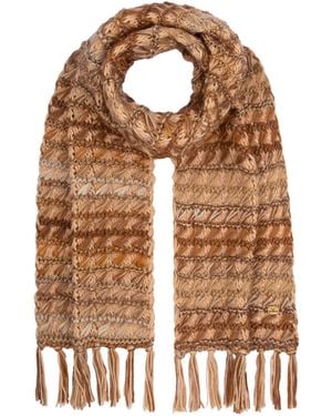Norbron Cherly Autumn Leaf Scarf - Brown