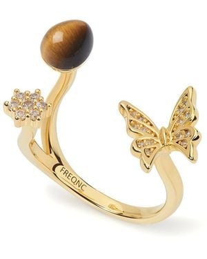 Freqnc Atelier Butterfly Ring - Metallic