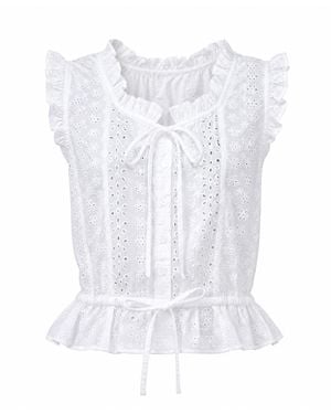 The Well Worn The Marnie Top - White