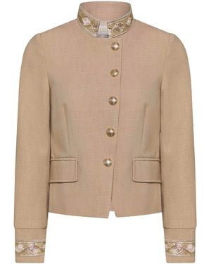 Guinea London Neutrals Summer Jacket - Natural