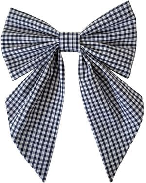 Sylk Hair Bow Clip - Blue