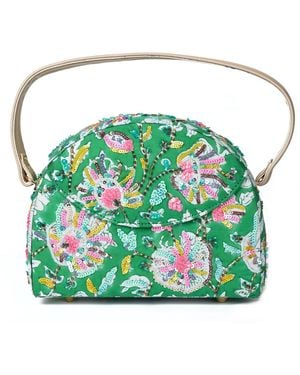 Simitri Garden Half Moon Bag - Green