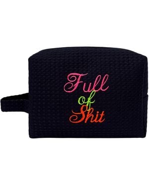 Lilly Loves Full Of Shit Neon Cosmetic Bag - Blue