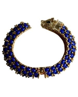 Laura Gray Panther Bracelet - Blue