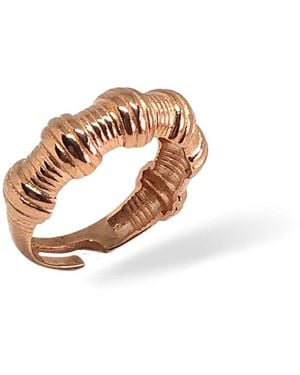 LINYA JEWELLERY Bomy Wire Ring - Metallic