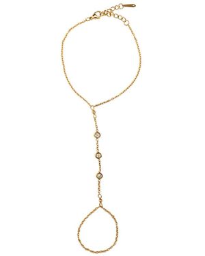 Decolet the label Hand Chain Bracelet - Metallic