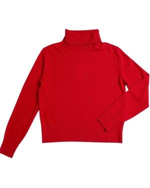 Porridge Knitwear Cashmere Anne Poloneck - Red