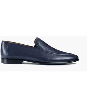 Armos Deer Leather Loafer - Blue